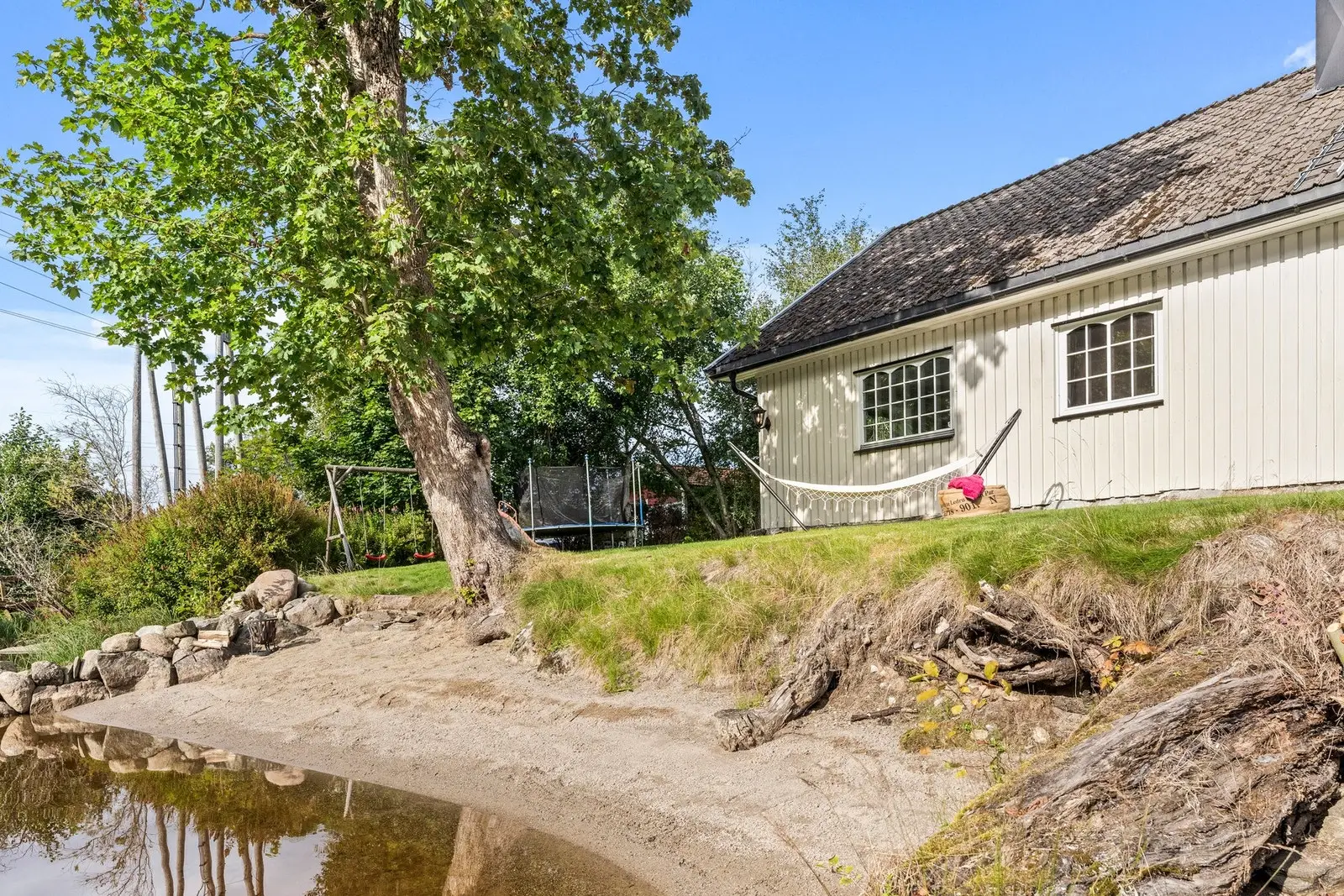 Pent opparbeidet sandstrand