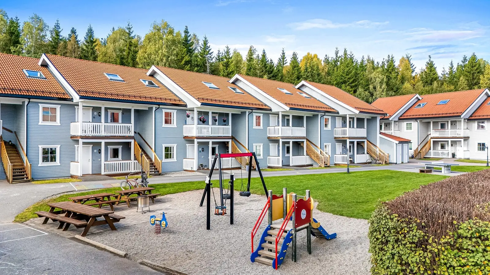 Lekeplass og flere soner for barna i nærområdet