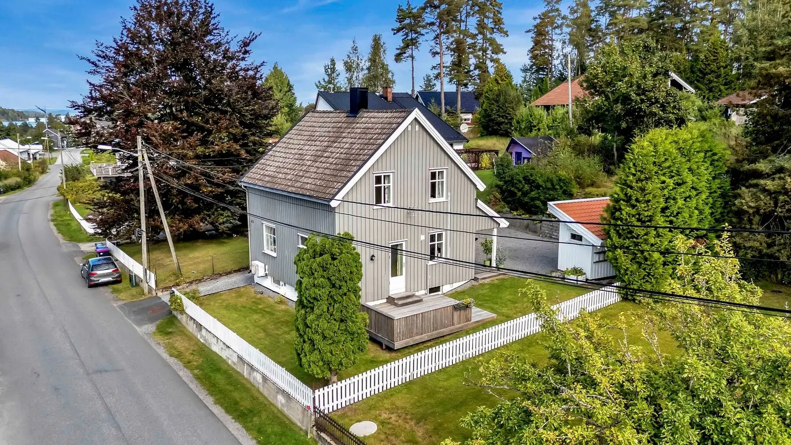 Boligen ligger flott til og med terrasse på 16kvm fra 2023
